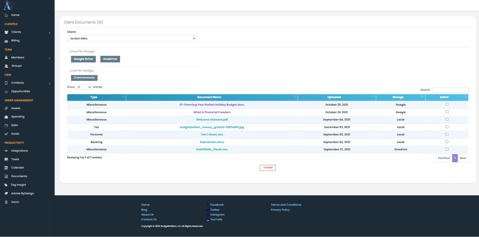 advially crm document management slide